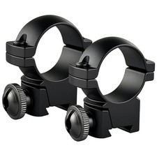 Pair 1in Medium Profile Scope Rings for 11mm Dovetail Rail Mount