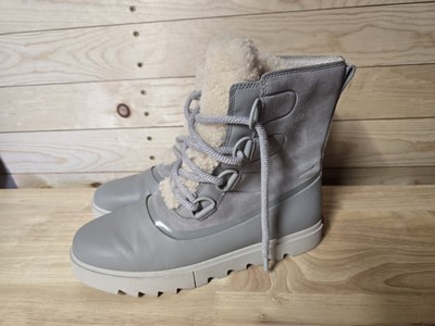 Sorel Women's Joan Of Arctic Next Lite Waterproof Boots Gray, Size