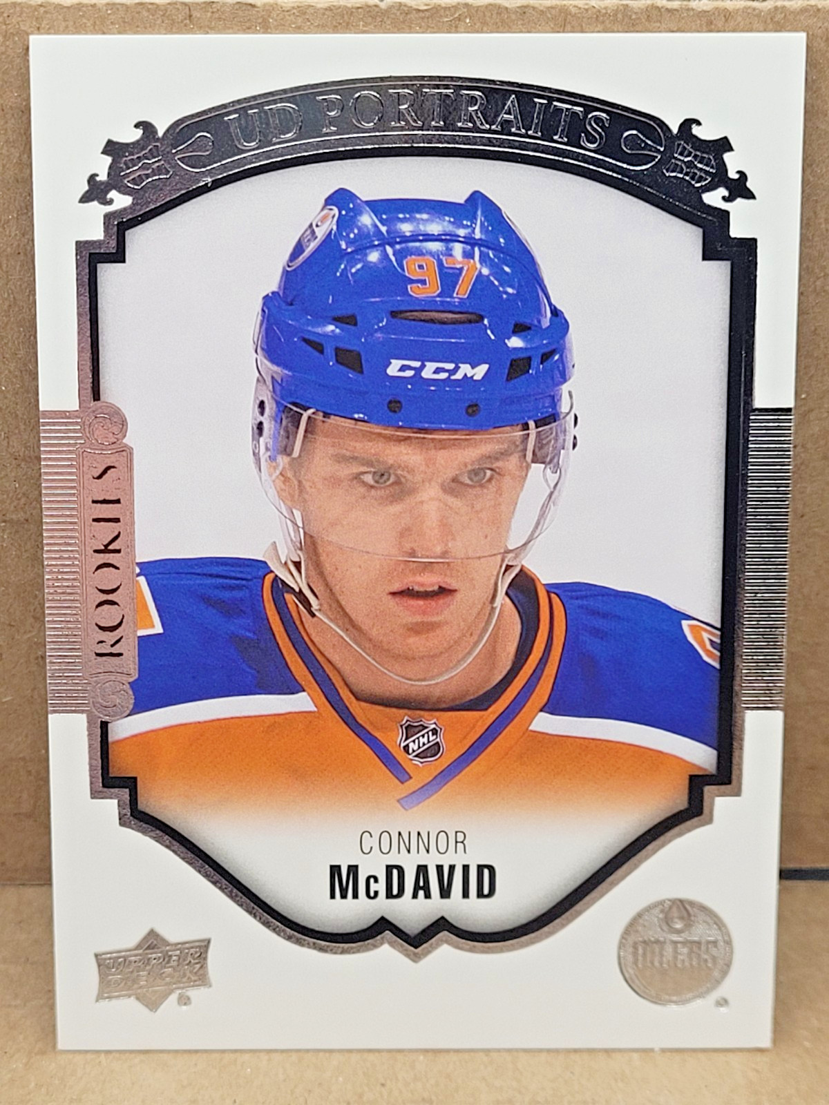 2015-16 Upper Deck Connor McDavid #P-100 UD Portraits Rookie Card RC