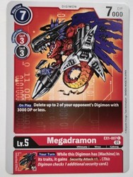 Megadramon EX1-007 C Classic Collection Digimon TCG