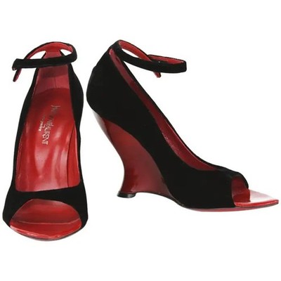 NWT Tom Ford for Yves Saint Laurent F/W 2004 Red Black Shoes US 12 and more
