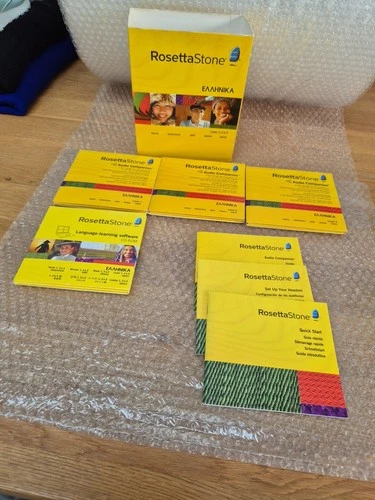 Rosetta Stone GREEK Level 1 2 3 Language Learning Software CD