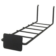 5 in. H X 3 in. W X 13 in. D Black Metal Shelf Bracket Holder-Small Pegboard Dis