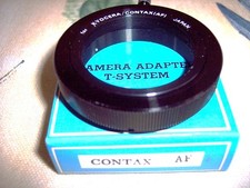 Contax Yashica AF T ring to adapt cameras to telescopes - New Old Stock