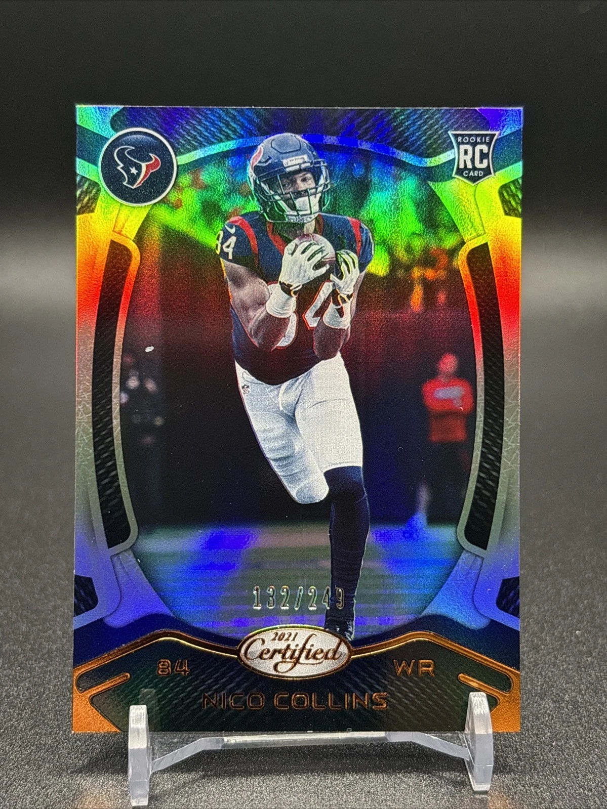 Nico Collins Panini Certified #130 Mirror Bronze