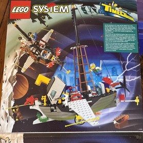 Lego 6493 Flying Time Vessel 99% Complete With Box & Instructions