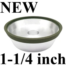 Type 11V9 - Flared Cup 6 inch CBN Flywheel Grinding Wheel, 1-1/4 inch Arbor