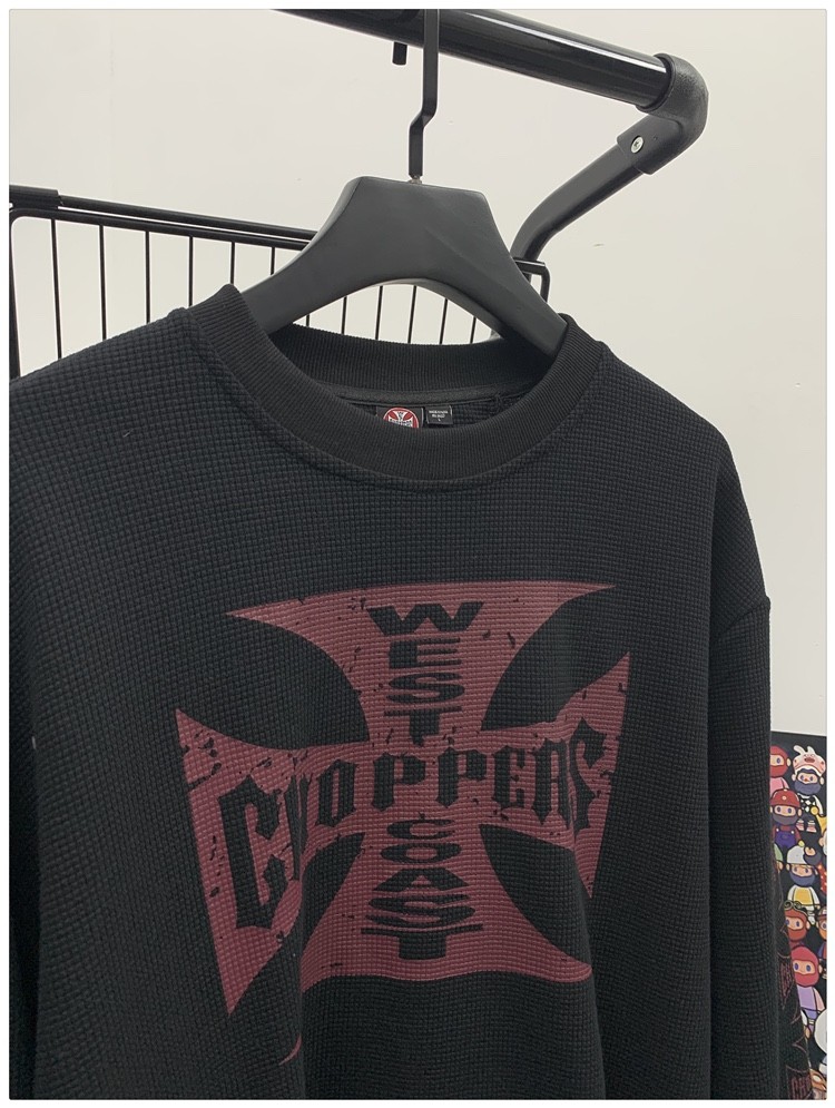 VTG West Coast Choppers Thermal Waffle Long Sleeve | Size L | eBay