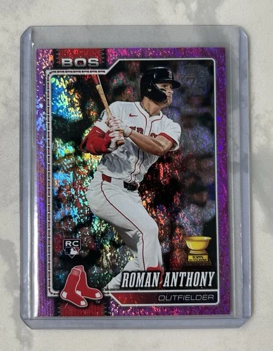 2026 Topps Pink Glitter RC Roman Anthony Boston Red Sox #189