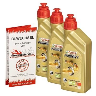 Yamaha YZF 600 R Thunder Cat, 96-02 (4TV 4WD); Öl Castrol Power1 10w40 - 3 Liter