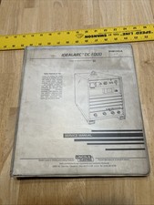 Lincoln Idealarc DC-1000 soldador manual de servicio en carpeta solución de problemas etc.