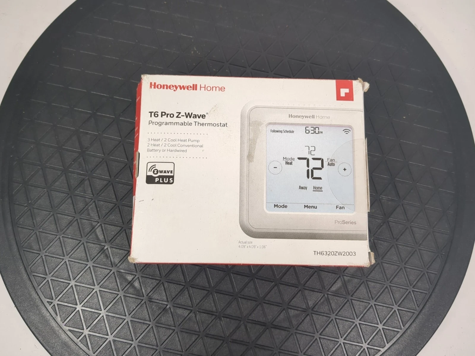 Honeywell T6 Pro Series Z-Wave Programmable Thermostat - White (TH6320ZW2003)