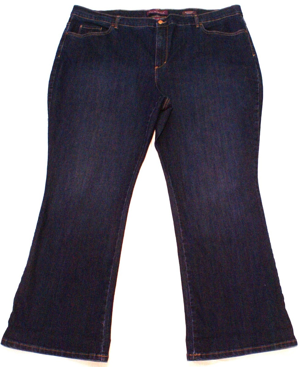 Gloria Vanderbilt Amanda Women's Plus 24W Blue Denim Bootcut