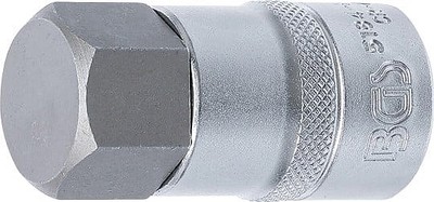 BGS BIT-EINSATZ, ANTRIEB INNENVIERKANT 12,5 MM (1/2''), INNENSECHSKANT 24 MM