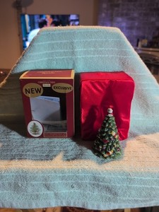 Spode Porcelain Christmas Decorared Tree Ornament 3.75" In Original Box Macys