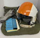 VINTAGE Military Vietnam Era USAF/USN Pilot Flight Helmet Gentex Corp w/Bag