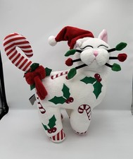 Vtg WhimsiClay Whimsy Clay Amy Lacombe 14" PEPPERMINT Holiday Plush Stuffed