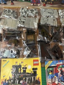 Lego 6085 Black Monarch's Castle Instructions Box Minifigures TITA 💯% Complete