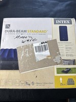 Intex Classic Downy 191Cm Einzelbett Luftmatratze - Blau, Neu