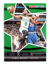 2020-21 Hoops Basketball #10 Kemba Walker Lights Camera Action Boston Celtics