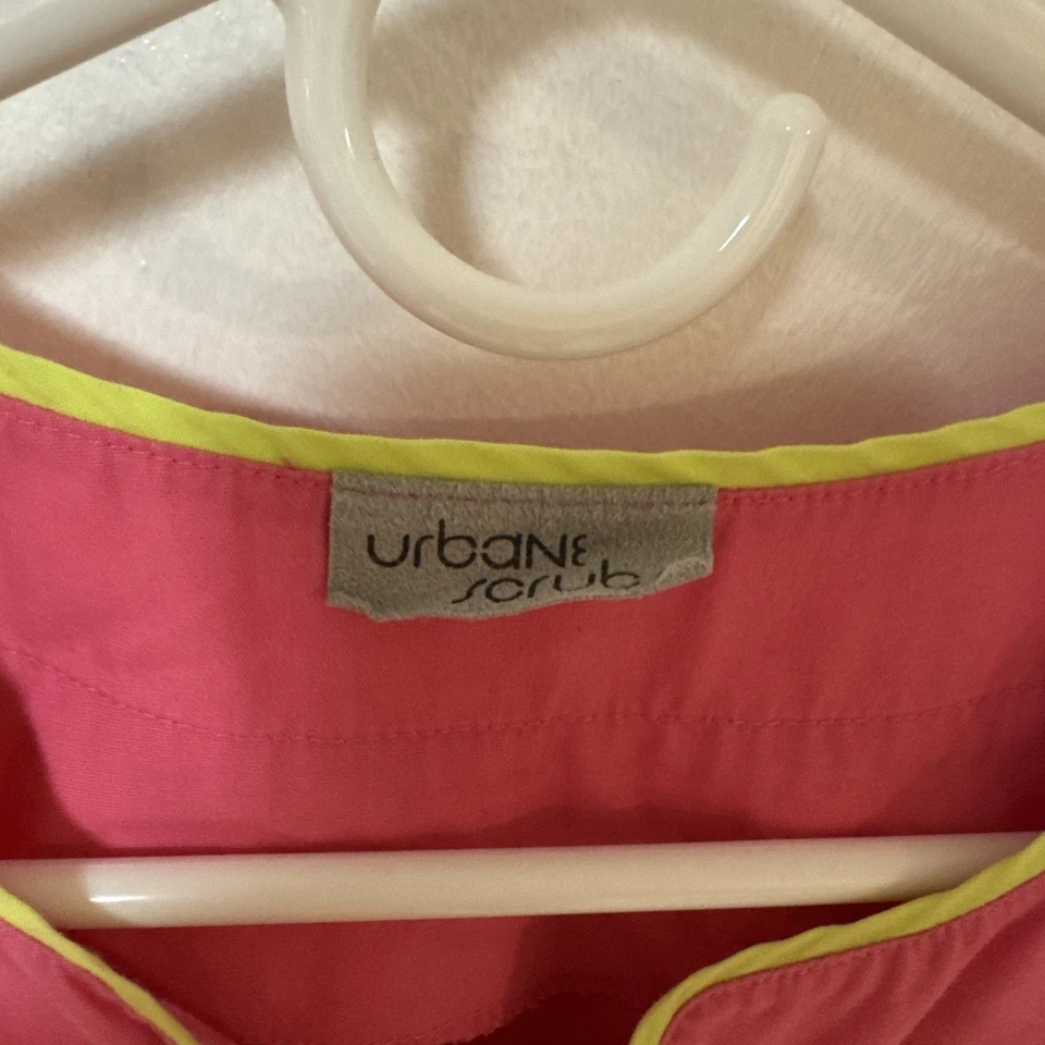 Pink Scrub Set – Urbane Top (M) & Landau Pants (M) – Used Good - Image 3 of 4