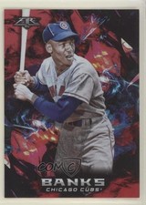 2018 Topps Fire Flame Ernie Banks #73 HOF 0w7