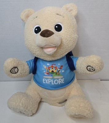 Interactive Teddy Bear Sparks Learning Educational Music Night Light Soft Bear 