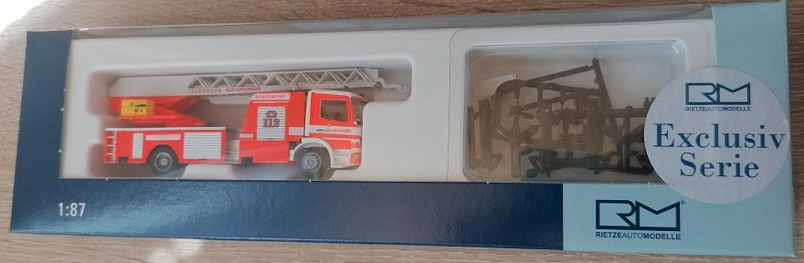 Rietze 71608 - 1/87 Magirus Dlk Fw Badenweiler (Exclusive Series 5% Rebate) -