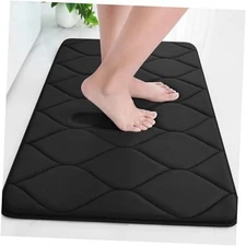  Memory Foam Bathroom Rugs, Ultra Soft & Non-Slip Bath Mat, Water Absorbent 