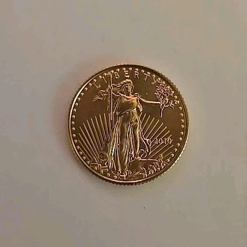2010 $5 American Gold Eagle 1/10 oz Gold w/ Case