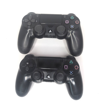 2 Set Sony PS4 Pro Slim PlayStation 4 DualShock Controller Black Power On