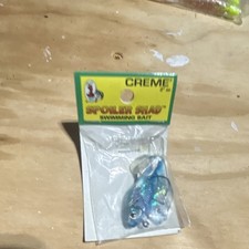 Creme Spoiler Shad Swimbait Blue Silver Fish-Shaped Lure Realistic Action