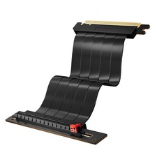 PCI-E 4.0 16X PCIe Extension Cable - 20CM 90 Degrees Flexible High Speed Port