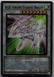Accel Synchro Stardust Dragon MAZE-EN019 Ultra Rare 1st Edition