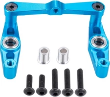TT02 Steering Kit Upgrade Part Aluminum Alloy Ball Bearing Crank Steering... 