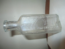Vintage William's OPP. STATION BURLINGTON N.J. PHARMACY Medicine Bottle 4 3/4 in