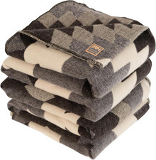 Premium Alpaca Wool Throw Blanket - Cozy, Warm  Artisan Made in Ecuador