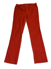 Ann Taylor Loft Womens Corduroy Pants Burnt Orange Modern Straight Fall 28 6