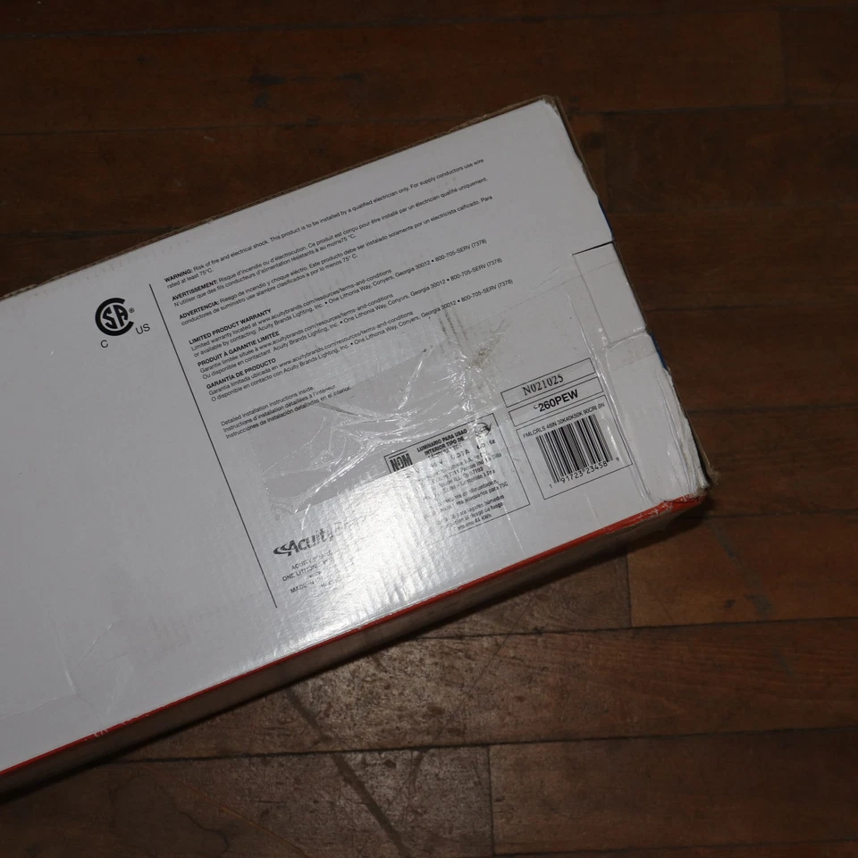 Lithonia Lighting 1 luz seleccionable LED montaje empotrado níquel cepillado 48" Foto 2 de 4