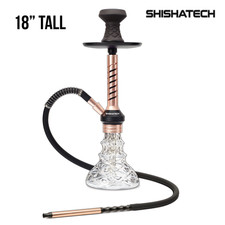 Cachimba Jaxx Oro Rosa 18" 1 Manguera por ShishaTech Cachimbas Cachimba y BONO