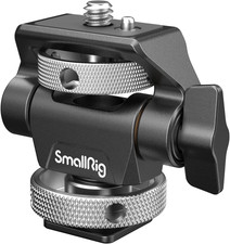 Field Monitor Mount Holder Swivel and Tilt Adjustable with Cold Shoe Mount for 5