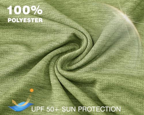 Womens UPF 50+ Sun Protection Hoodie Shirt Long Large A Regular 16-fruit Green - Picture 5 of 7