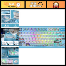 75% Gasket Mechanical Keyboard, VIA Programmable, RGB Backlit, Compact Design