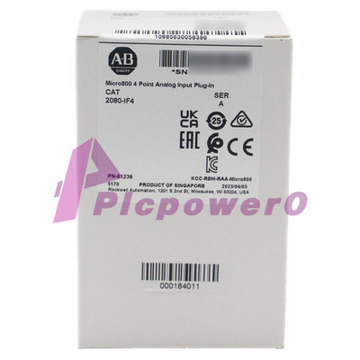 New Allen-Bradley 2080-IF4 2080 Micro800 System 4 Point Analog Input Plug-In