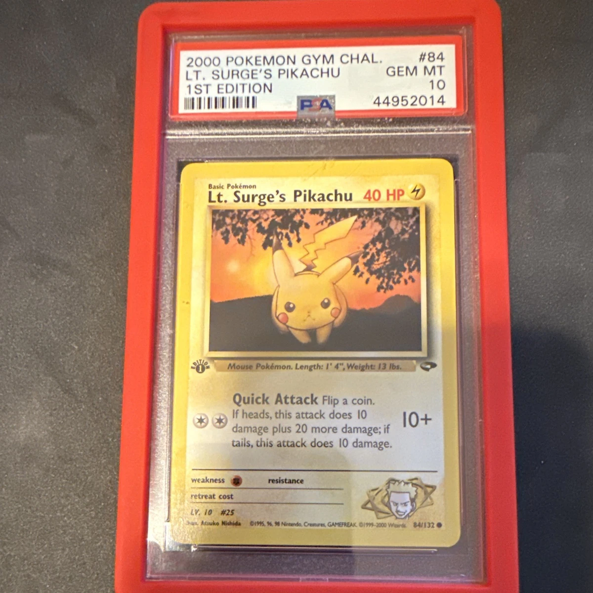Lt. Surge'S Pikachu