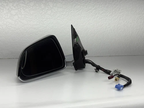 2017-2020 Tesla Model 3 Front Right Exterior Rear View Door Mirror Black PBSB