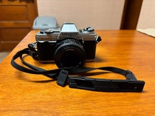 Minolta X-370 35mm SLR Film Camera - Black with 50mm 1.7 Lens *TESTED*