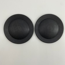 2- 90mm / 3.54" Fabric Speaker Dust Caps For Sub-Woofer Bass Speaker Larger Lip