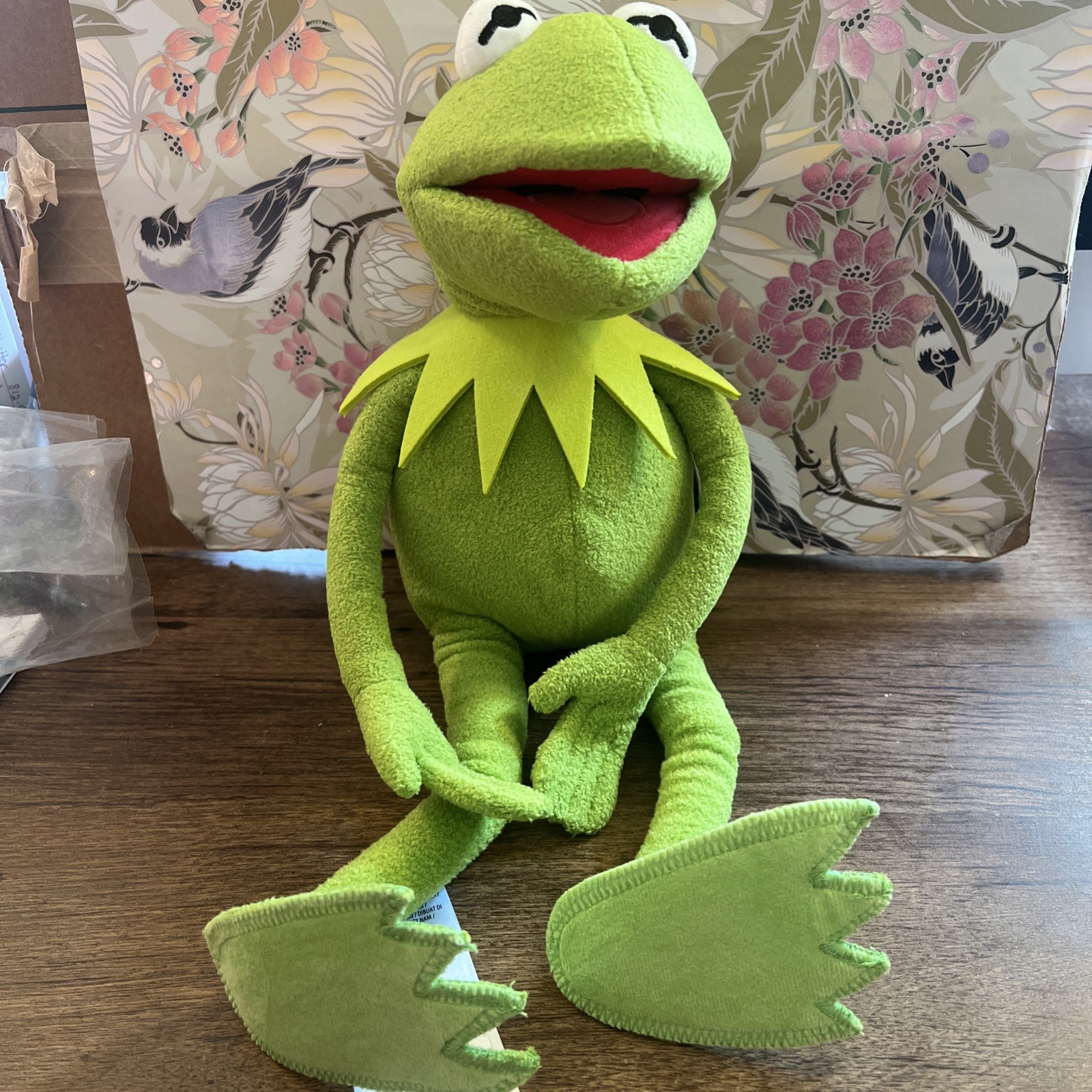 NEW Disney Store  The Muppets KERMIT the Frog Soft Plush Dol