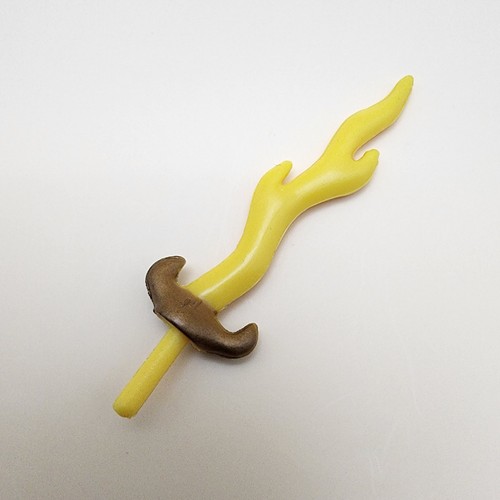 MIGHTY MAX Battle Warriors (Vintage 1994) Melts Lava Beast FIRE SWORD PART/ACC - Picture 2 of 4